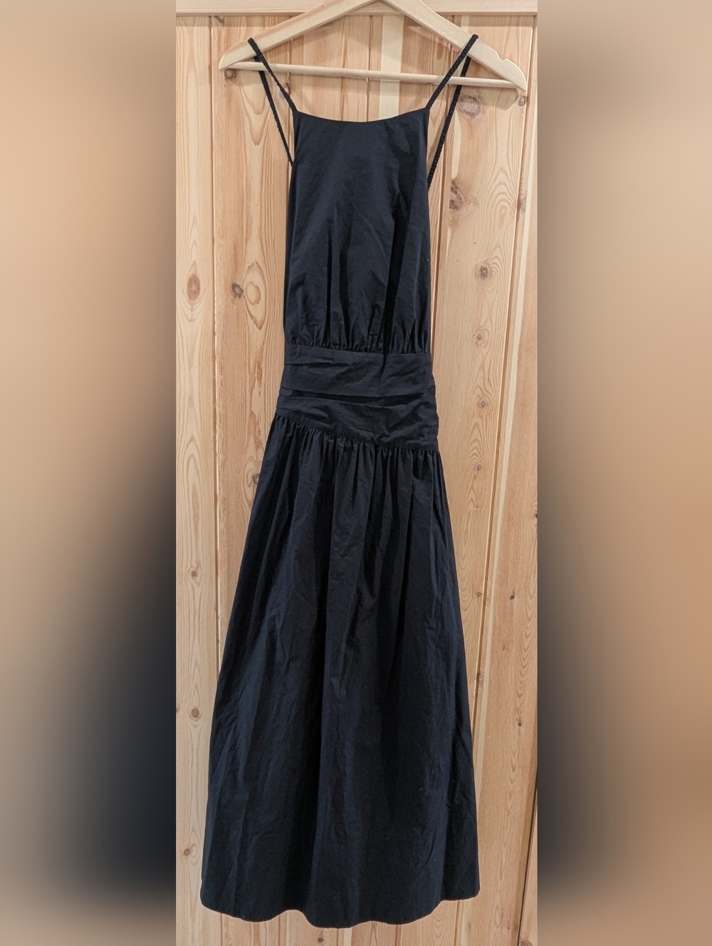 NWT Country Road Black Cotton Cutout Maxi Dress - Picture 4 of 12